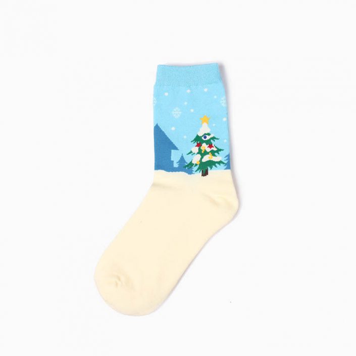 Christmas-premium-quality-custom-crew-socks-girls-Christmas-tree-705x705